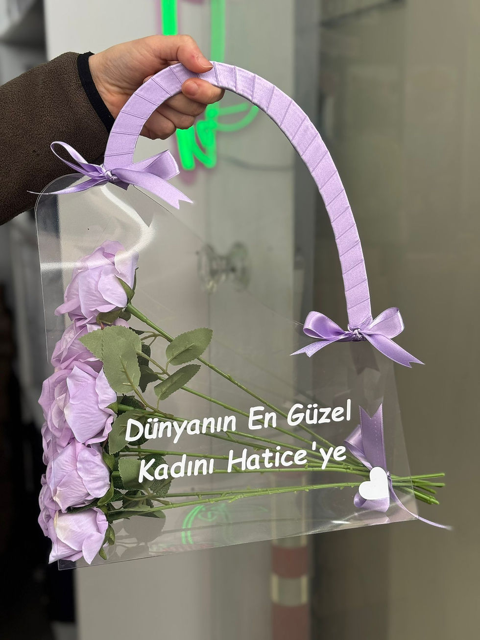 Küçük resim: Kişiye Özel Pleksi Çanta (Yapay)