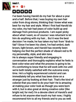 Harold Colorist Red Door Review Yelp