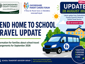 SEND Home to School Travel: Latest Update for September 2026 Aug 28