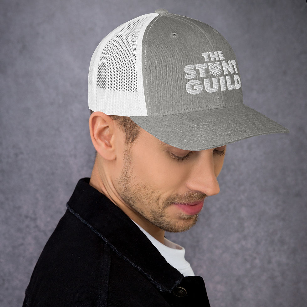 Thumbnail: Trucker Cap (unisex) - 1-colour Logo - Front