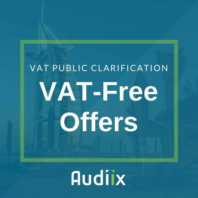 The FTA clarifies that the "VAT-free" offers are misleading and must not be used in the UAE