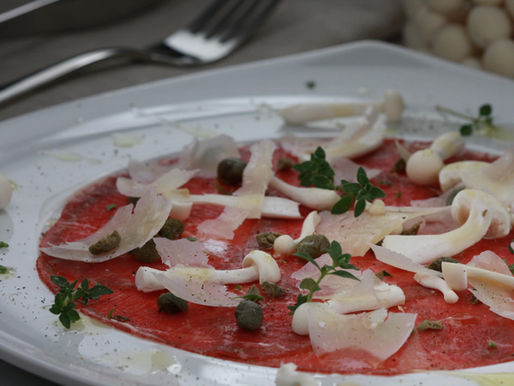 Chef Marco Porceddu: Carpaccio di Manzo