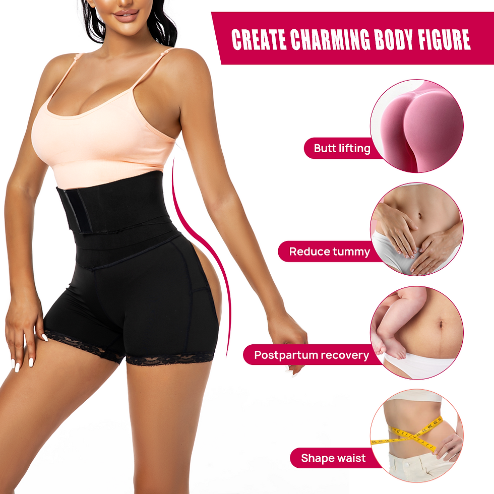 Thumbnail: Latex Zipper Underbust Waist Trainer Corset Shaper