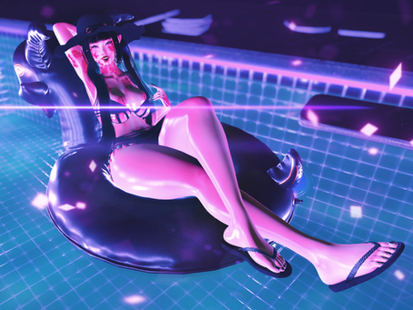 Hex on the poolside