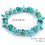 Thumbnail: Cute Turquoise  Stretch Bracelet  turtle or star