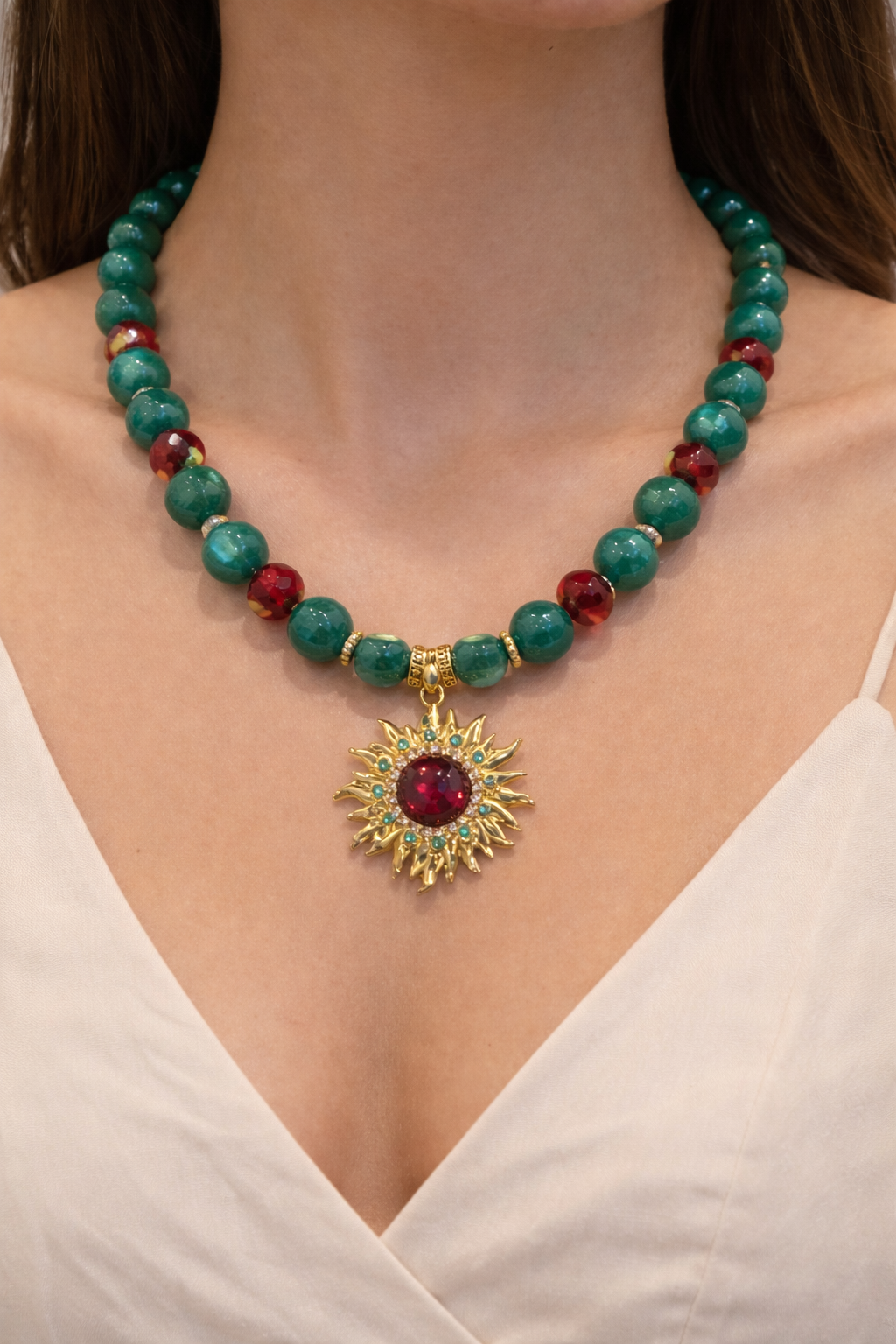 Sunburst Statement Necklace