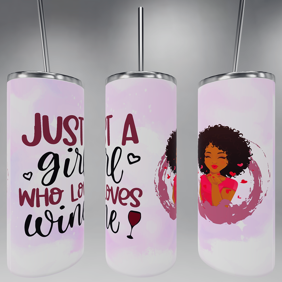 Inspirational lady 20 oz tumbler