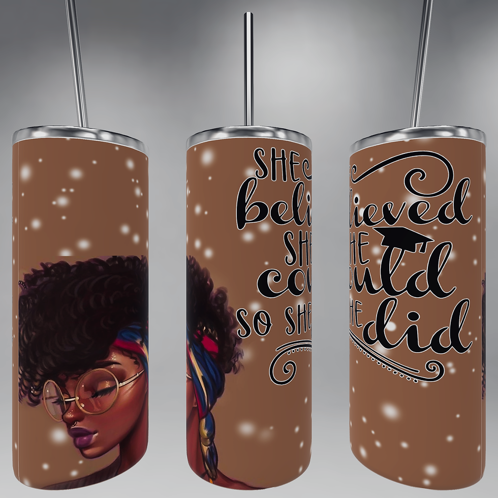 Thumbnail: Inspirational lady 20 oz tumbler