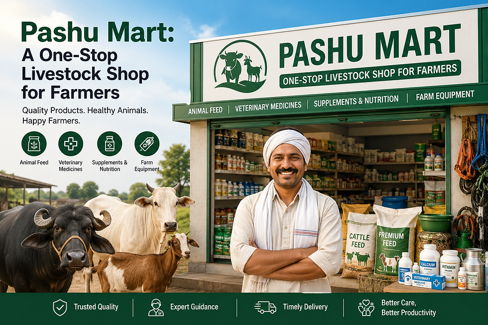 Pashu Mart: A One-Stop Livestock Shop for Farmers
