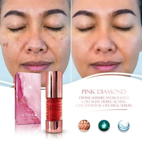 Thumbnail: Below Zero Pink Diamond Divine Summit Hydrolyzed Collagen Triple Acting Cell-Ren