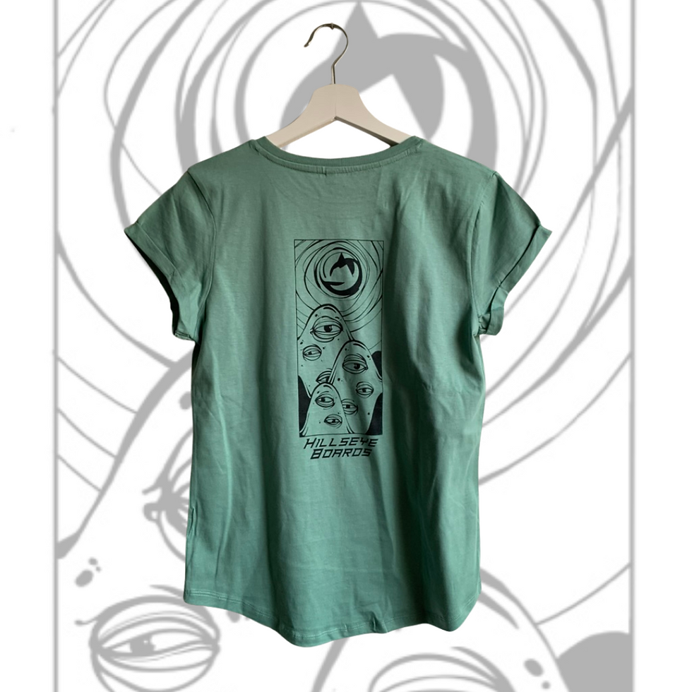 Thumbnail: T-Shirt Fitted (Rolled Sleeves) "HILLSEYE COUNTY"