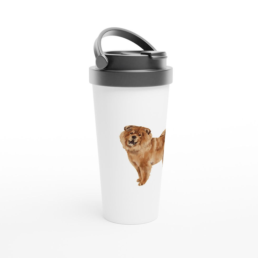 Chow Chow Stainless Steel Travel Mug