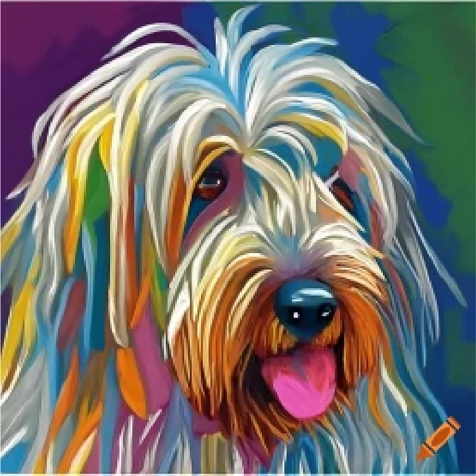 briard dog travel cup thermos water bottle stainless steel bottle