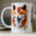 Shiba Inu Dog Watercolor Portraits Ceramic 15-ounce Mug