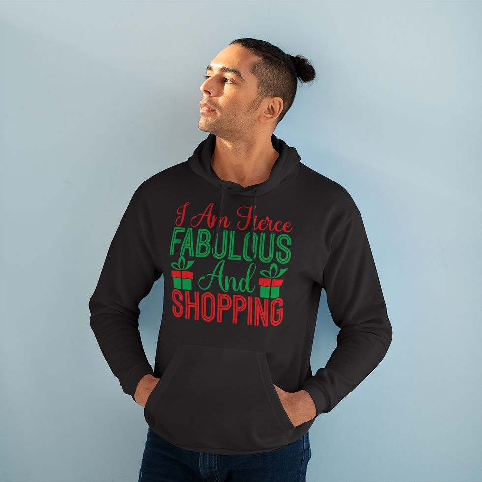 Thumbnail: I Am Fierce Fabulous & Shopping Pullover Hoodie