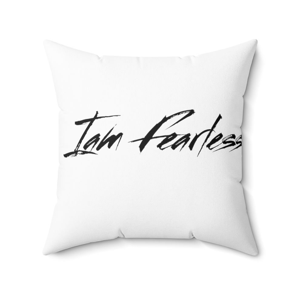 Thumbnail: I Am Fearless Square Pillow