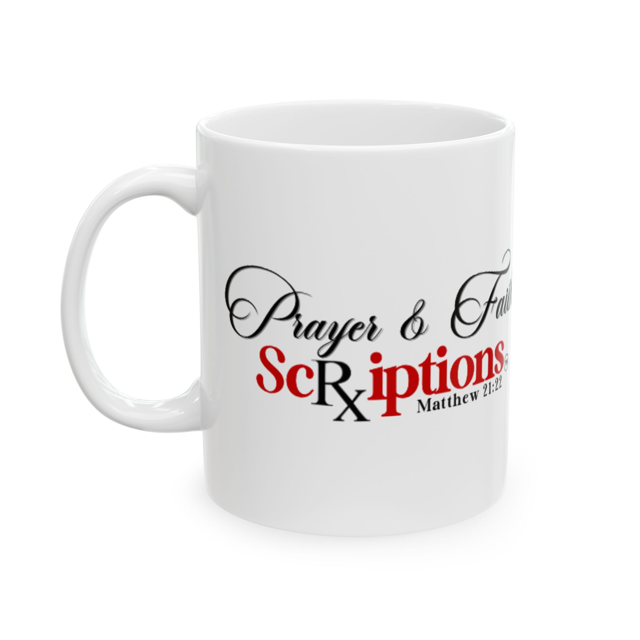 Prayer & Faith-Inspired Ceramic Mug - Inspirational Coffee Cup for Home, Office
