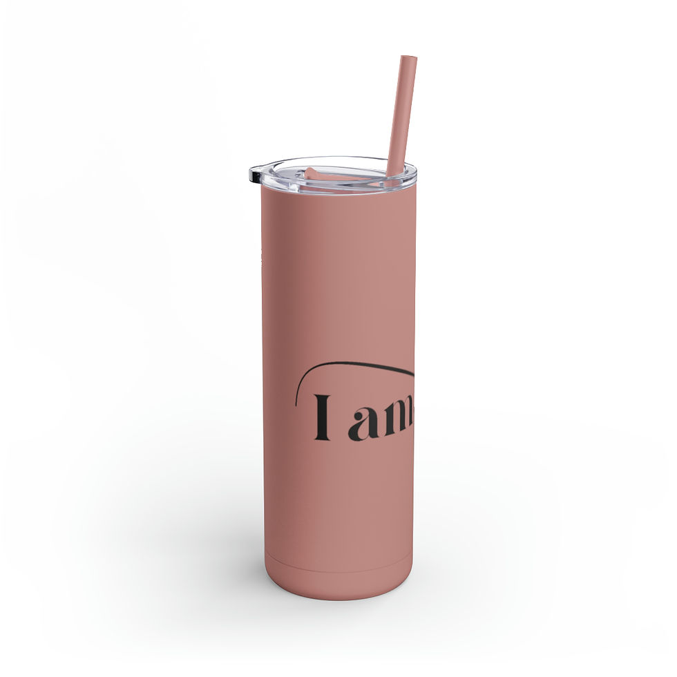 Thumbnail: I Am Fierce Skinny Matte Tumbler