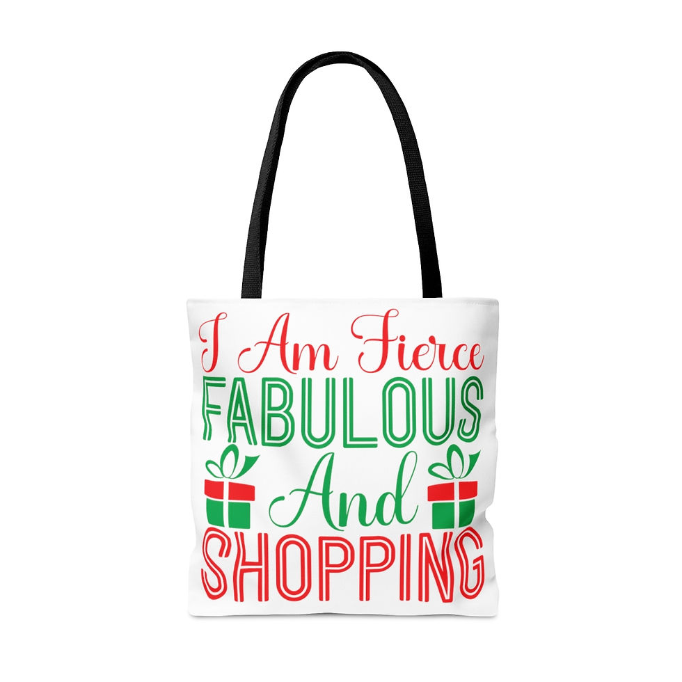 Thumbnail: I Am Fierce Fabulous & Shopping Tote Bag 