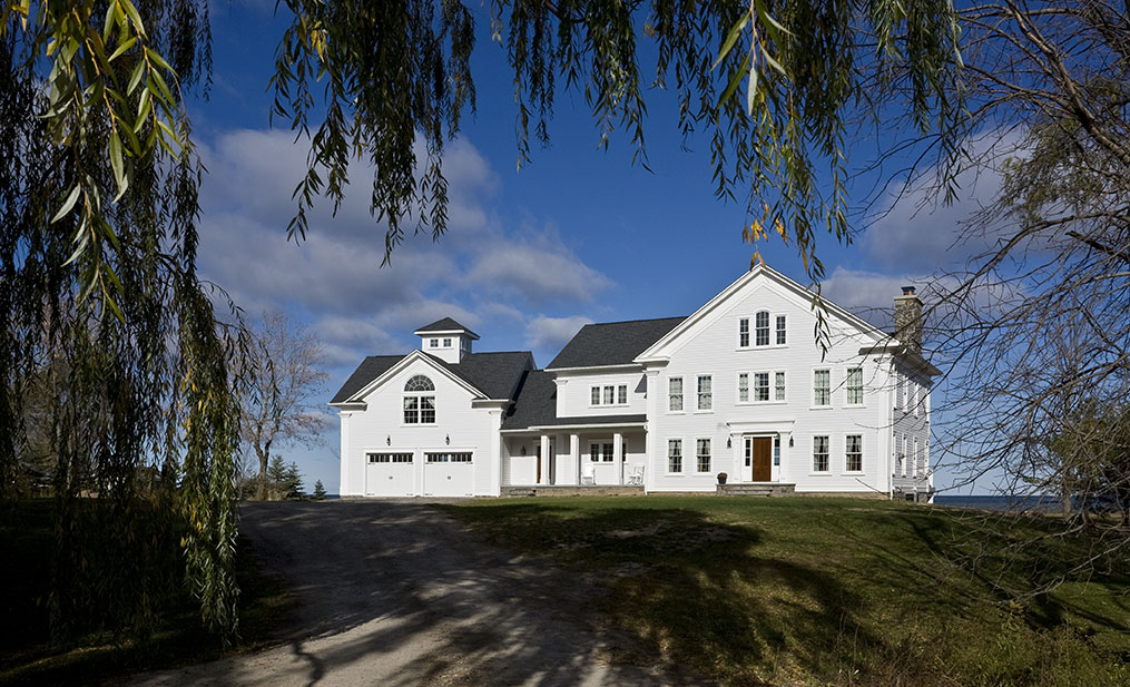 Waterfront, Lake Ontario, NY, A New Greek Revival on Lake Ontario