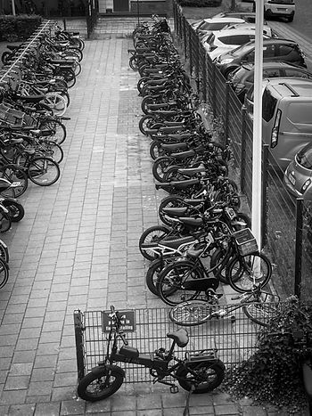 Bij het lesgeven op een middelbare school in Dordrecht valt Jorgen het volgende op: Een drukke fietsenstalling met (ondanks hun slechte imago) keurig netjes geparkeerde fatbikes...