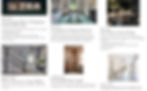A screenshot of several Journal blog posts from Studio Hooton touching on gyms, playrooms, cinemas, hallways, paint and storage