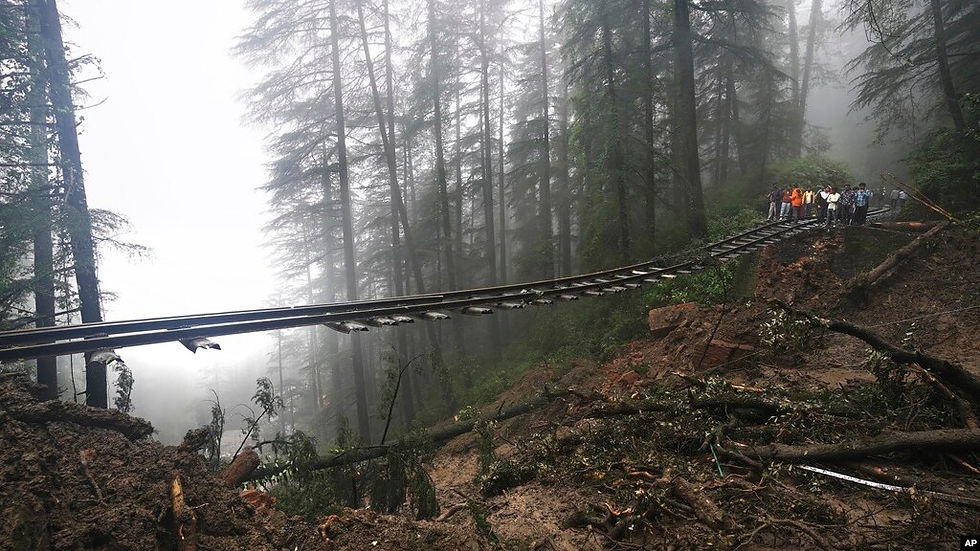 Heart-Wrenching Landslides Strike Himachal Pradesh, Causing Multiple Homes to Crumble