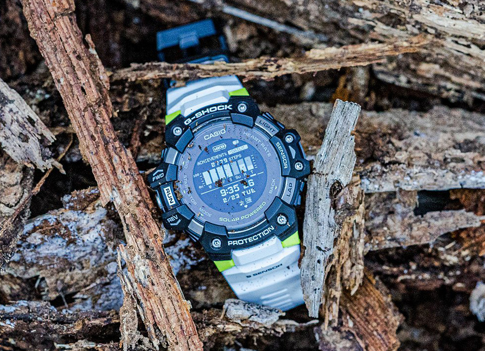 casio g-shock gbd-h1000 g-squad reloj japones para deporte