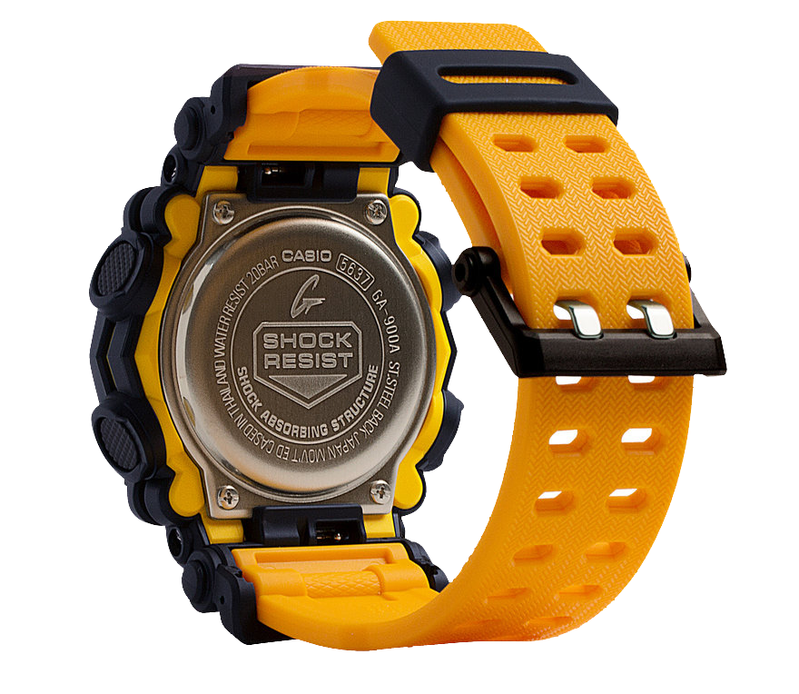 detalle tapa de fondo roscada reloj GA-900A-1A9ER Casio G-Shock