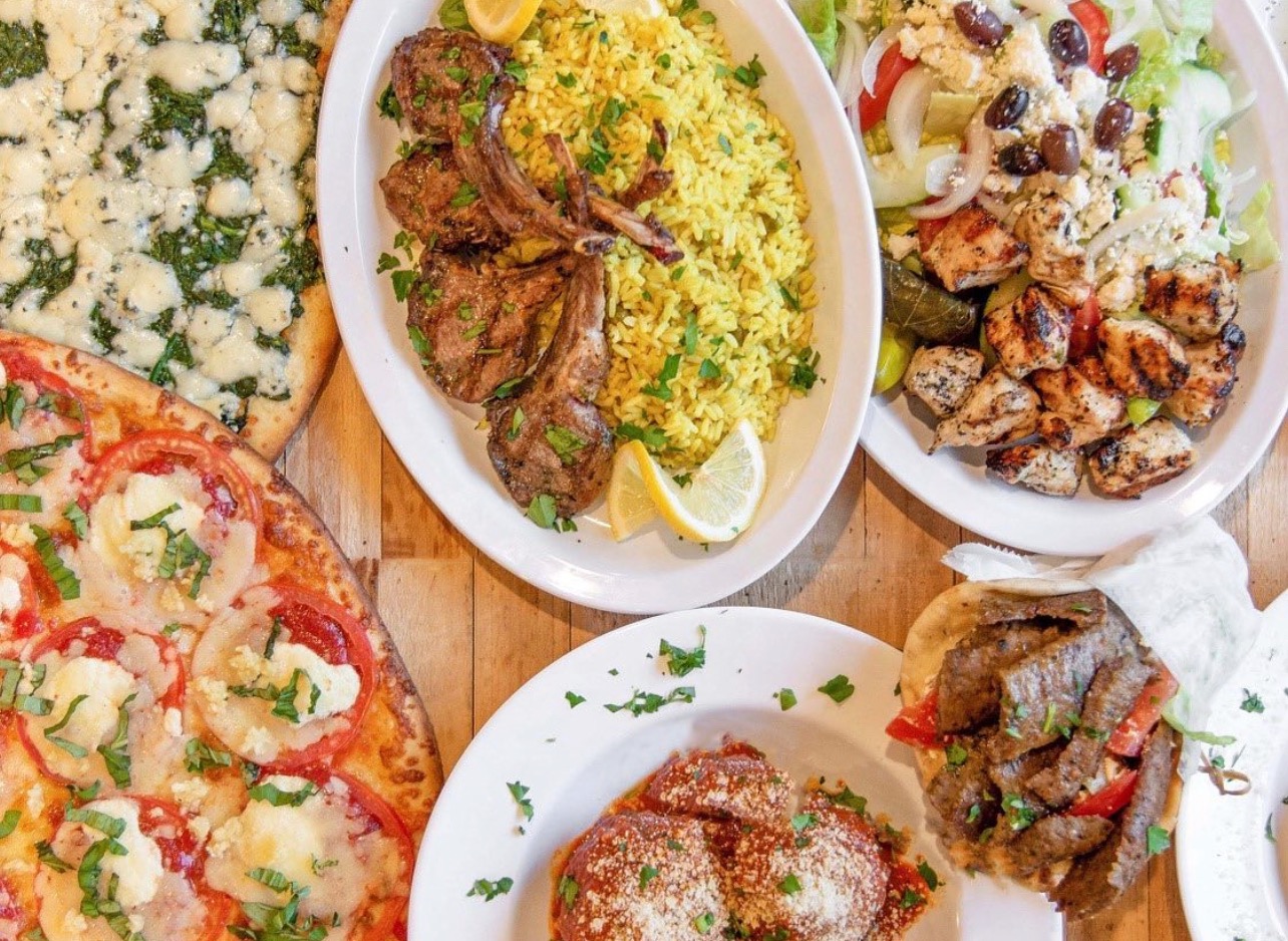 Arranged Food and Objects