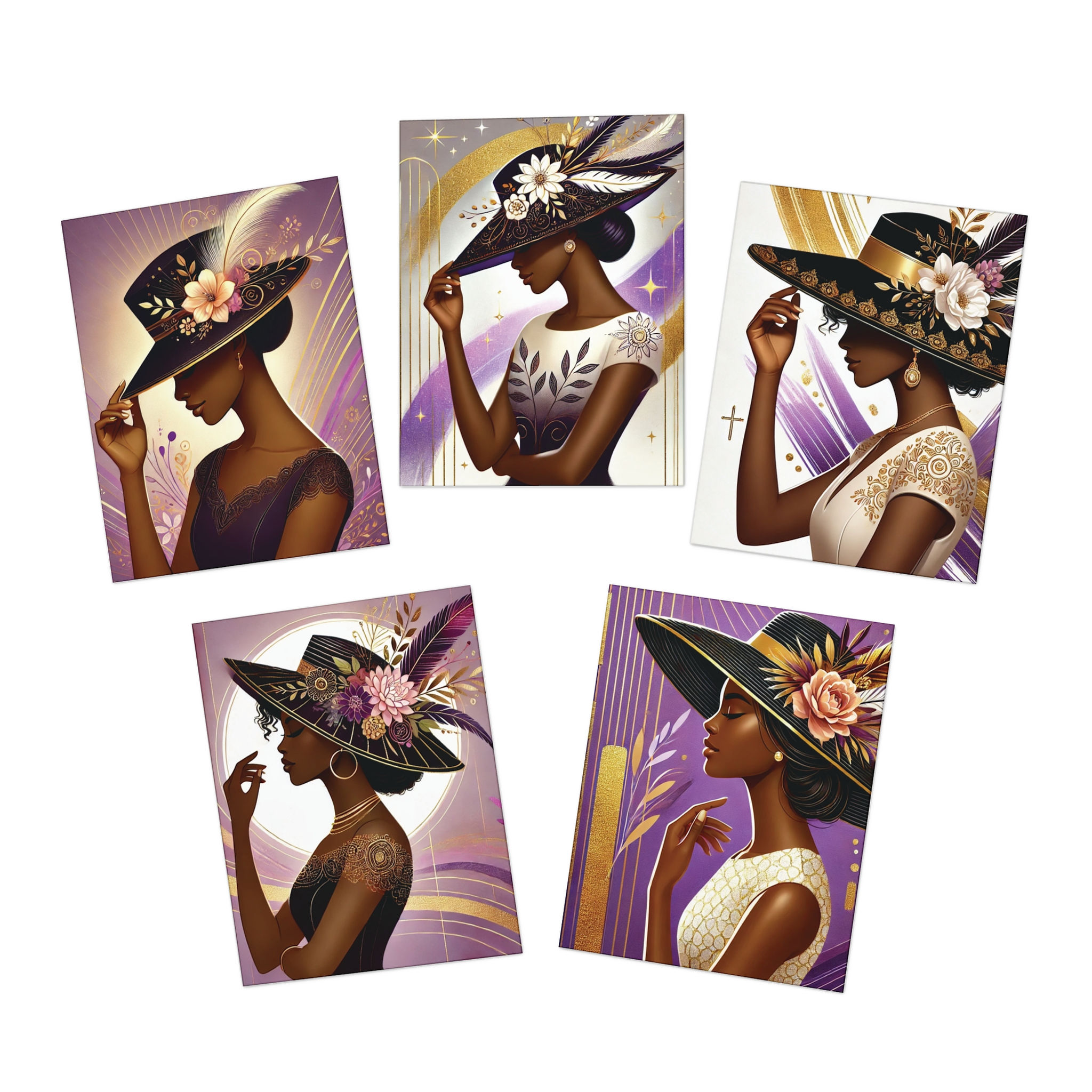 "First Sunday" Multi-Design Greeting Cards (5-Pack)