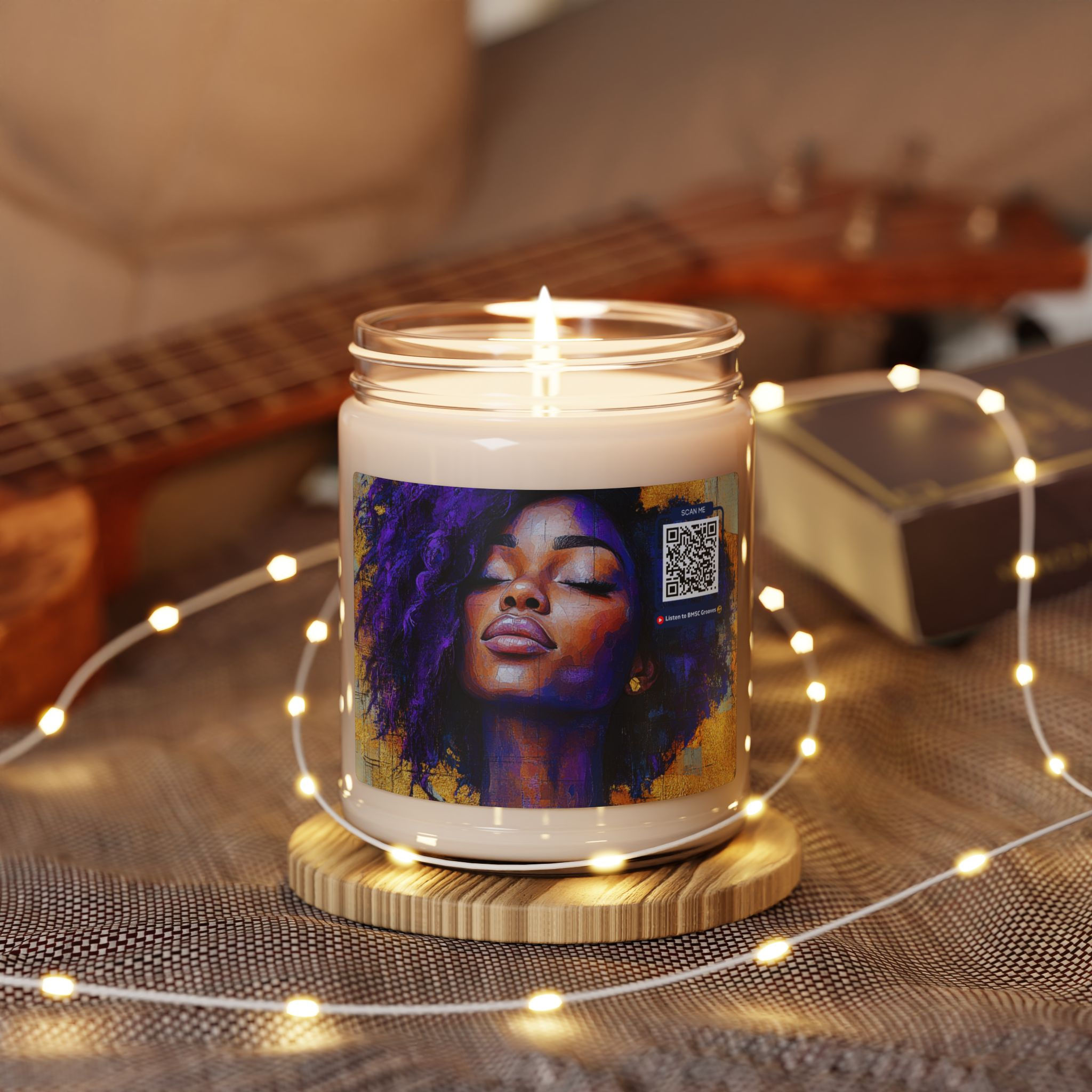 Scan and Listen to "Patience" Song | 9oz - Scented Soy Candle