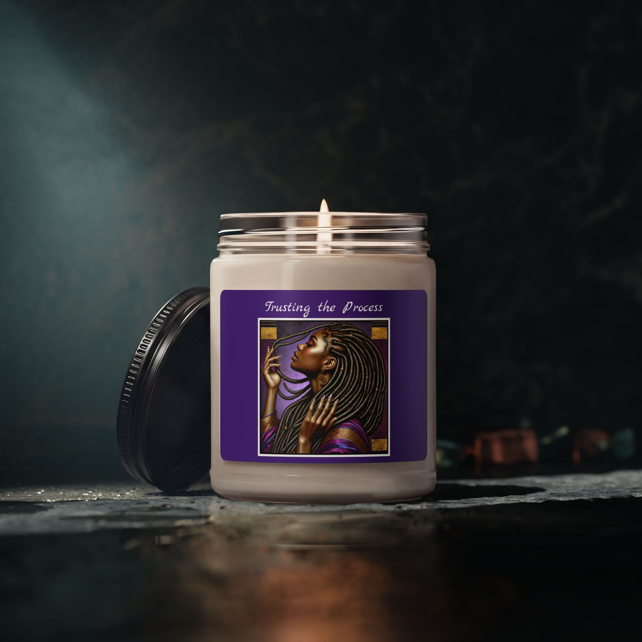 Trusting the Process Scented Soy Candle, 9oz, V2