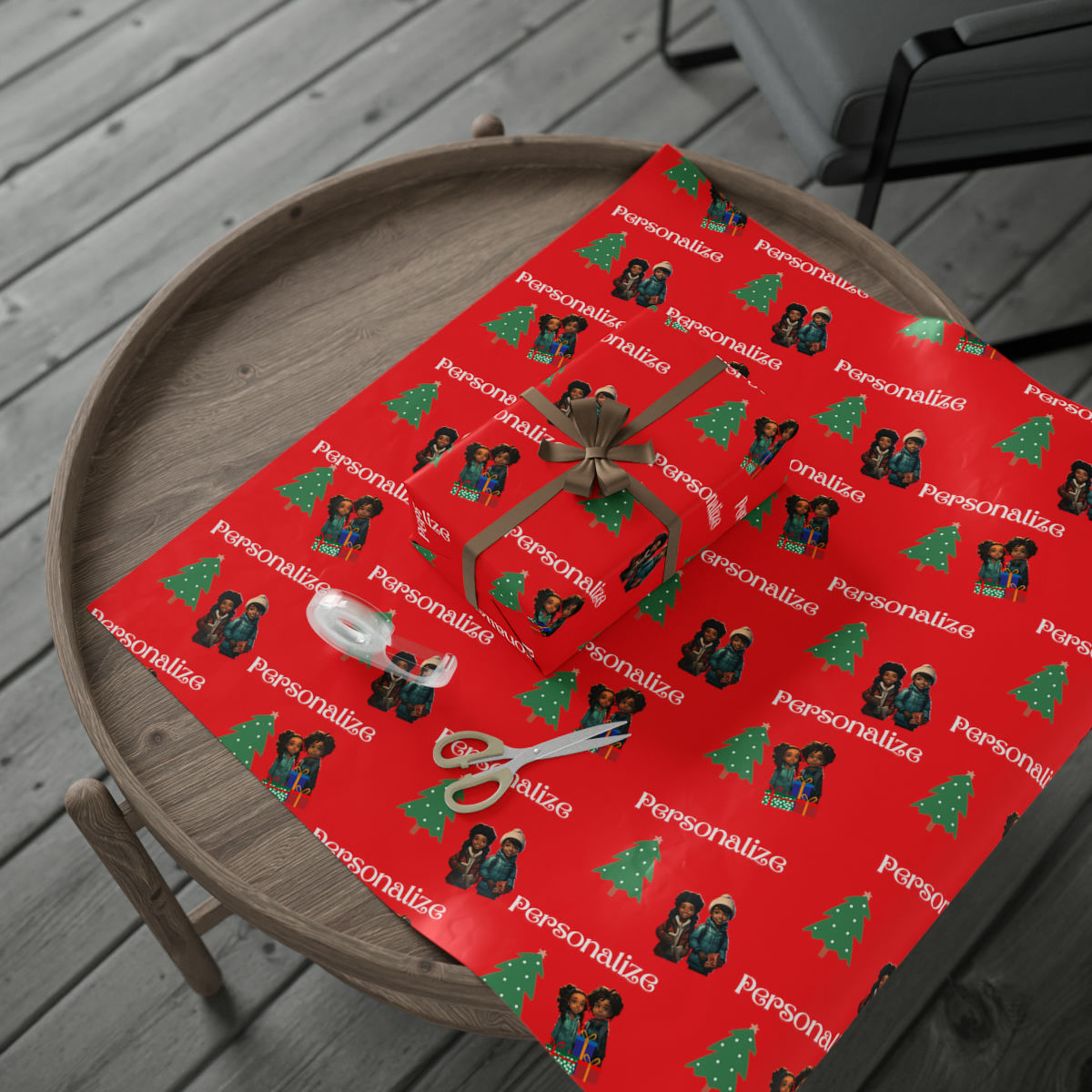 Personalized Holiday Wrapping Papers - 1