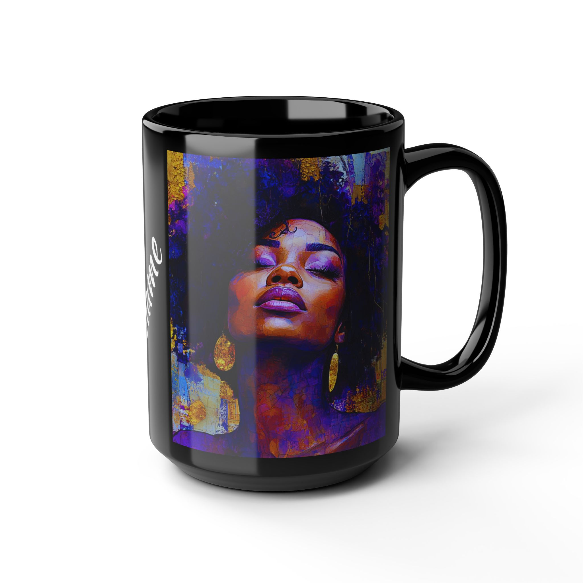 Scan and Listen to "Stay Strong in the Face of the Storm" Song | 15oz-Black Mug