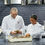 Thumbnail: Matt Abe and Kim Ratcharoen Cooking Together at Restaurant Gordon Ramsay Wearing Lafont Cristal Jackets White