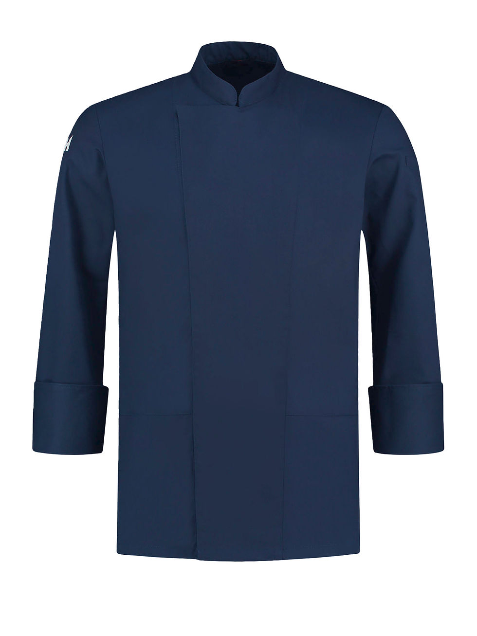 Thumbnail: Le Nouveau Chef Dave Chef Jacket Patriot Blue on White Background