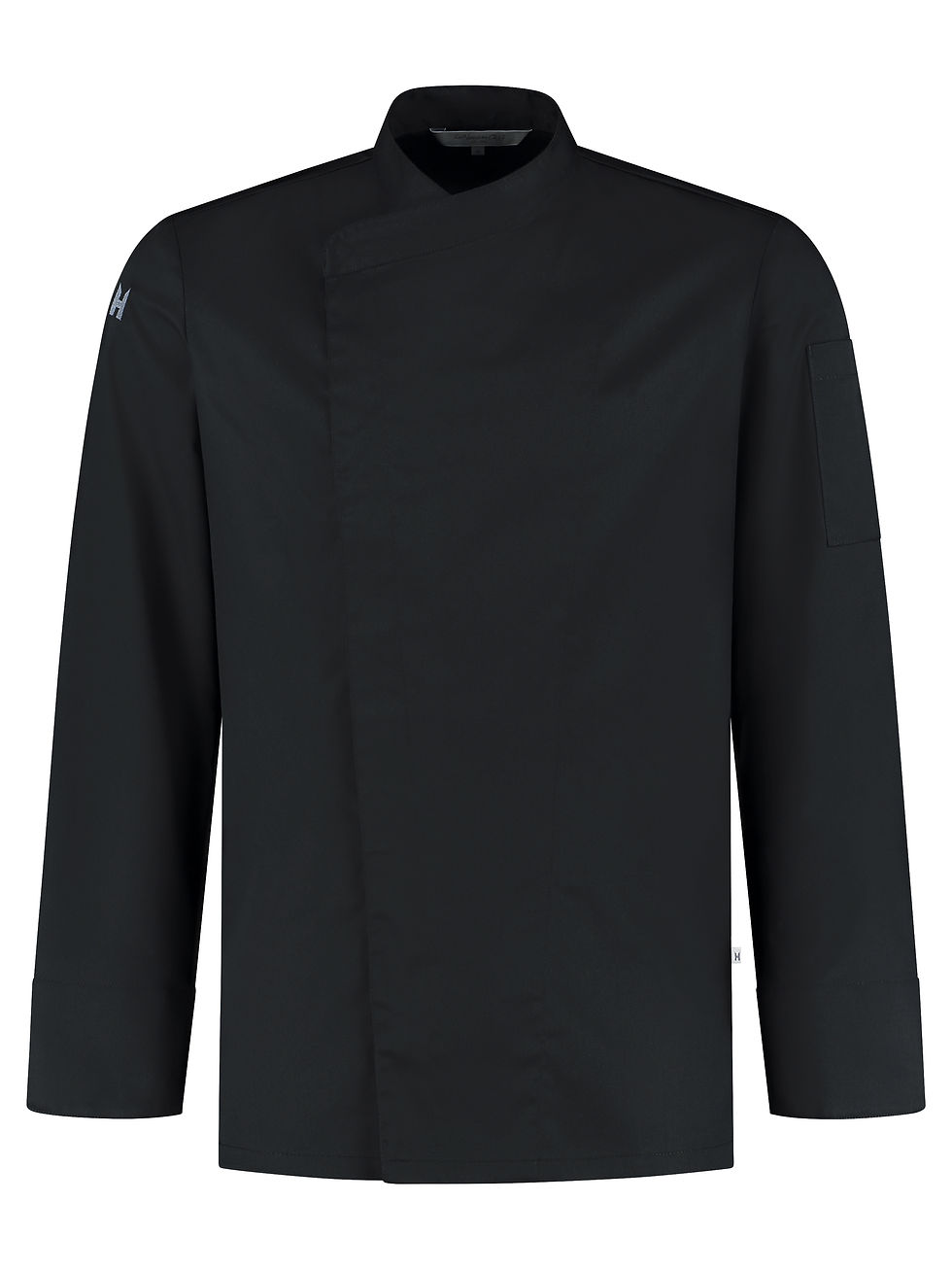 Thumbnail: Le Nouveau Chef Arnoux Long Sleeve Chef Jacket Black on White Background