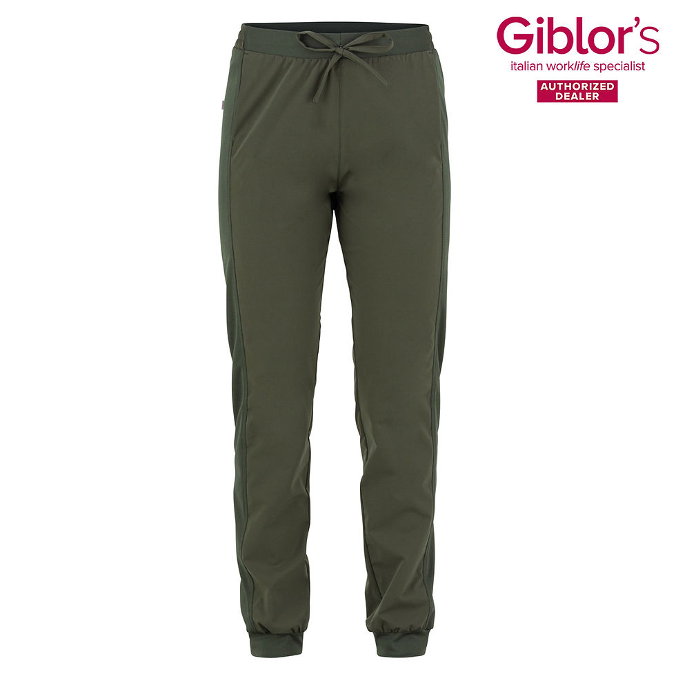 Thumbnail: Giblors Taylor Trousers Front Military Green