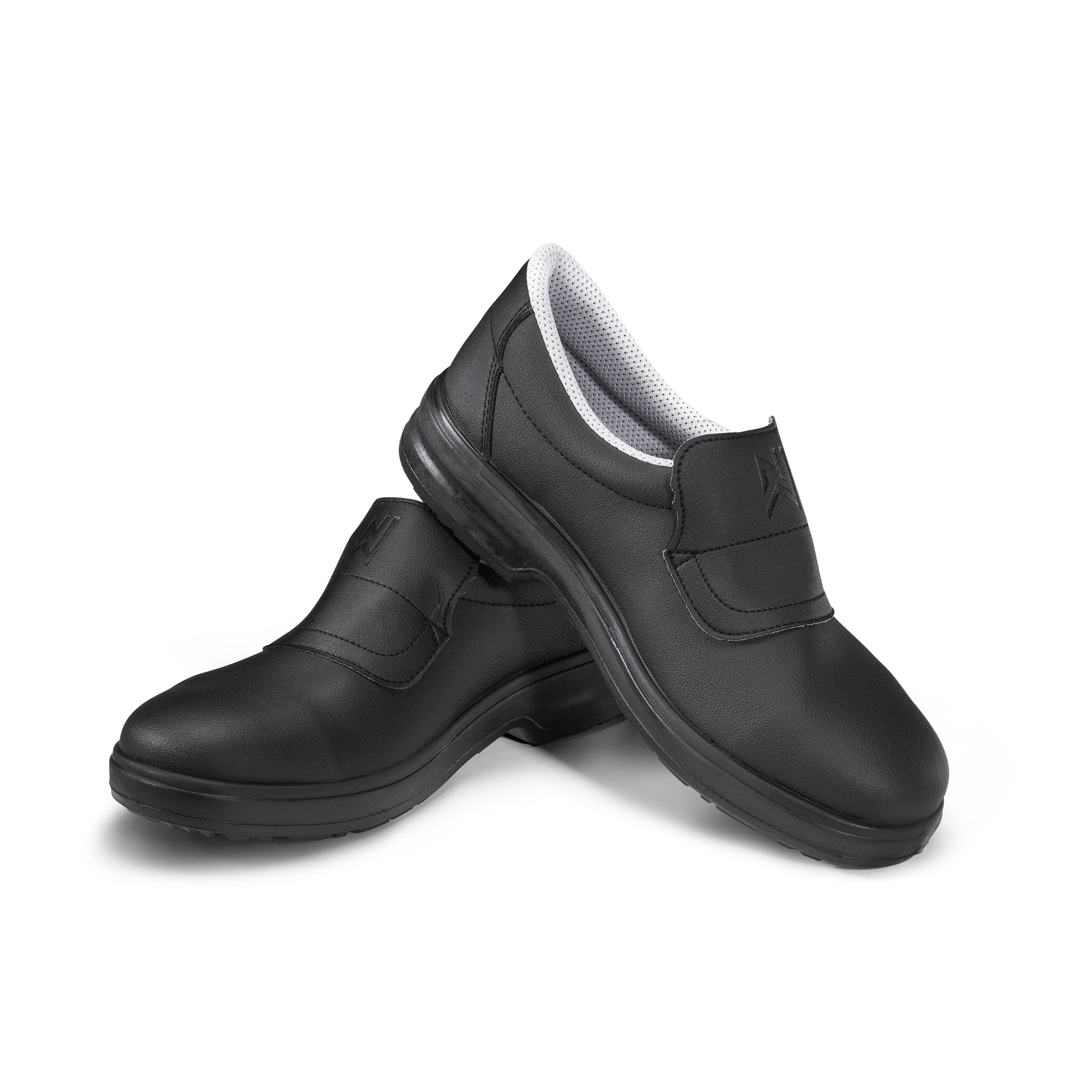 Nordways Tony Safety Shoe Black Pair Crossed