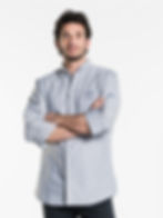 Thumbnail: Chaud Devant Nordic Long Sleeve  Chef Jacket Grey Front