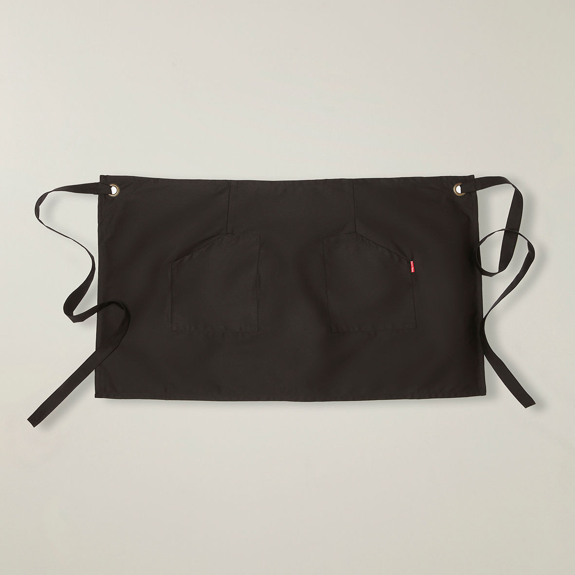 Oliver Harvey Women's Fitted Waist Apron Black Flat