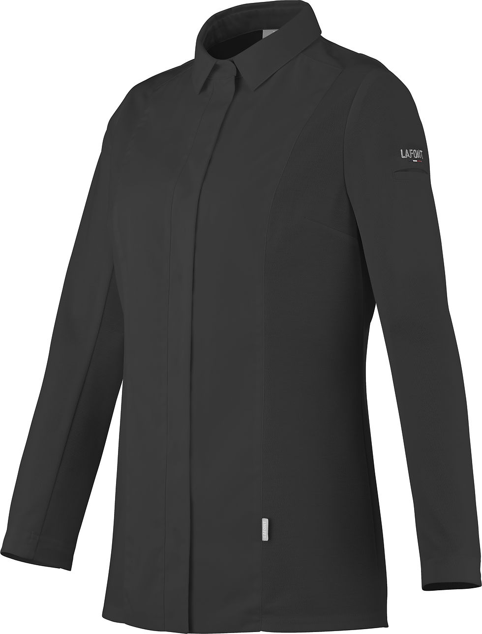 Thumbnail: Lafont Chive New Style Women's Chef Jacket Black Side
