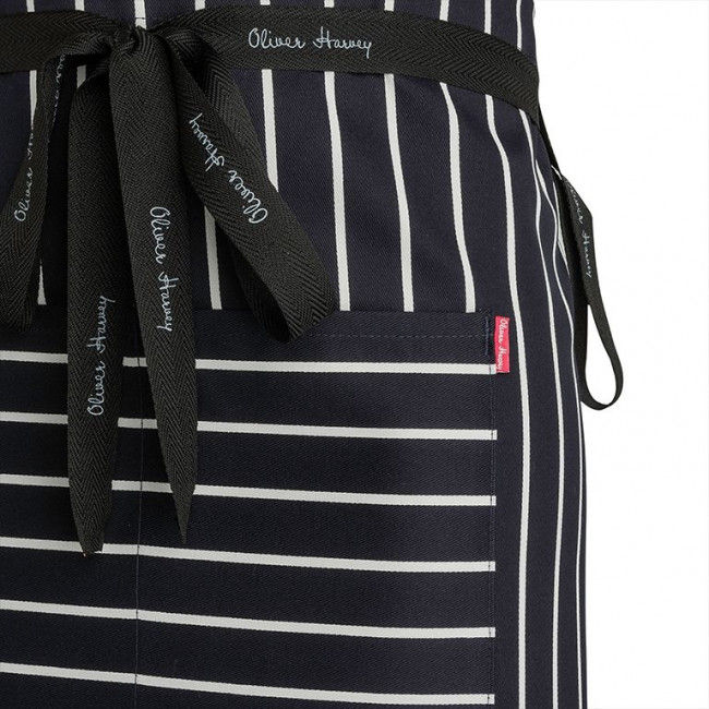 Thumbnail: Oliver Harvey 100% Cotton Waist Apron Striped Front Detail