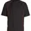 Thumbnail: Kentaur Contrast Stitch Short Sleeve Chef Jacket Black / Red Front