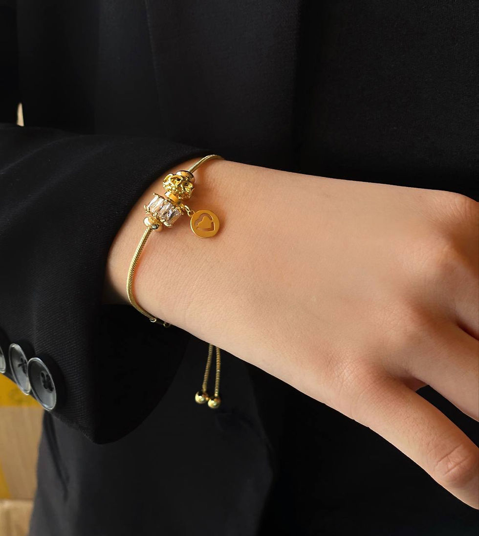 Thumbnail: Yves Rolling Bling Adjustable Bracelet