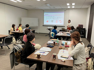 東京セミナーで話すゆかり