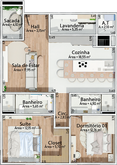 planta baixa apartamento