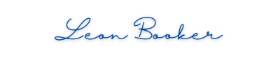 Leon Booker Signature