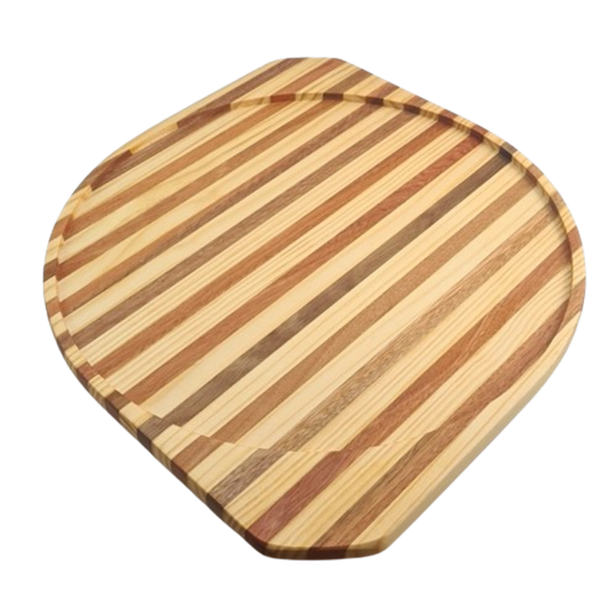 Prato misto para Pizza 48X61cm com rebaixe e pegador 45cm